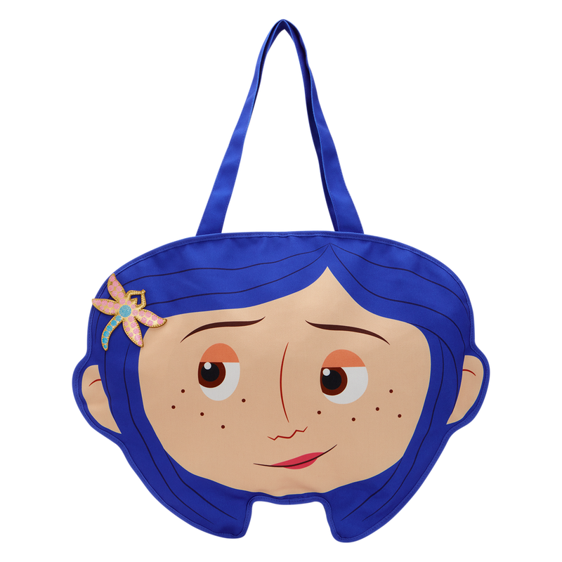 LOUNGEFLY : CORALINE - Cosplay Canvas Tote Bag