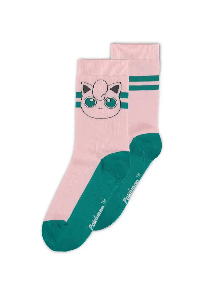 POKEMON - Piplup/Pichu/Jigglypuff Crew Socks 3-Pack