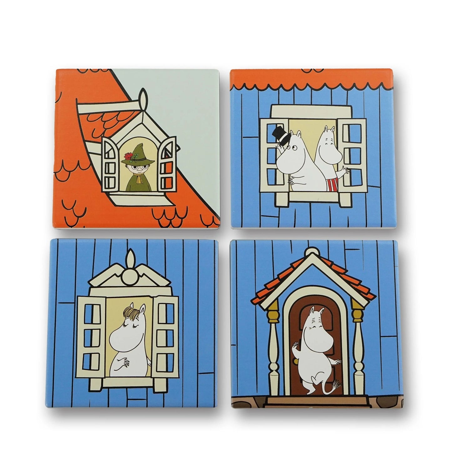 MOOMIN - Moomin House Set of 4 Ceramic Coasters