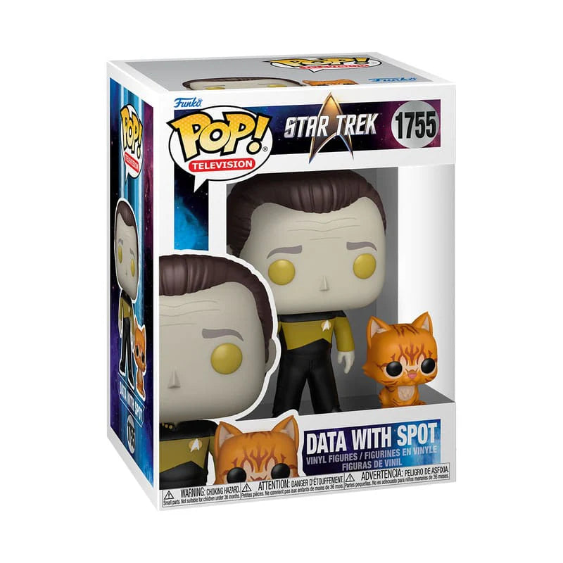STAR TREK - Data With Spot #1755 Funko Pop!