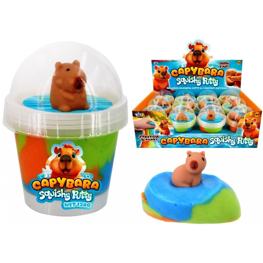 CAPYBARA - Squishy Putty Fugure in Pot (1)