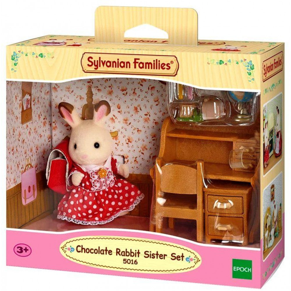 SYLVANIAN FAMILIES - Chocolate Rabbit Sister Set