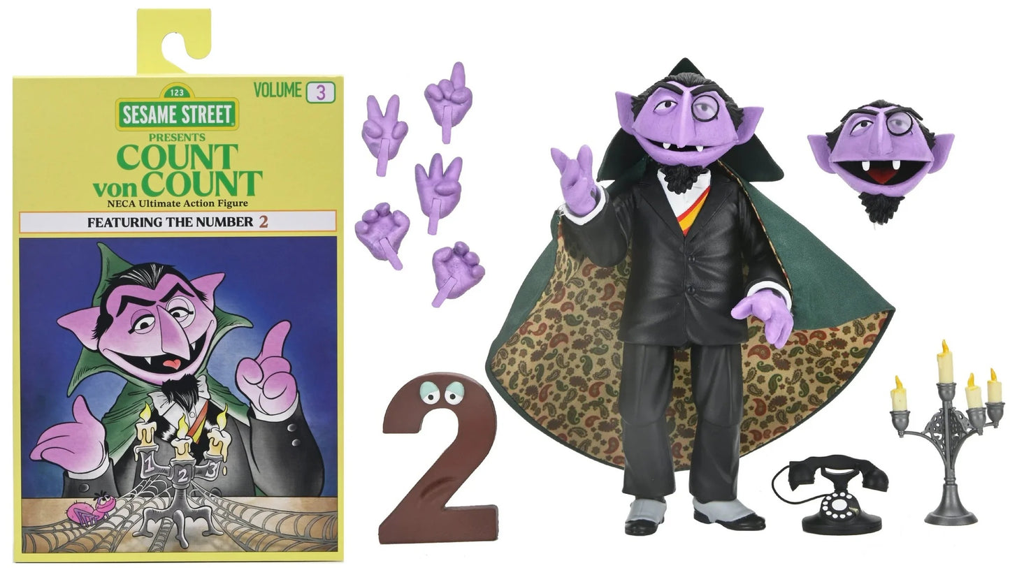SESAME STREET - Count Von Count Neca Ultimate Figure