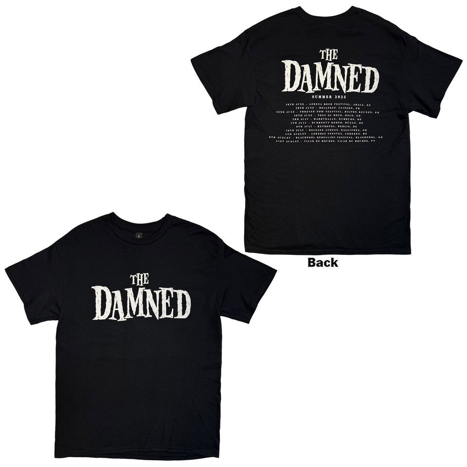 DAMNED - Logo EU Tour Summer '25 T-Shirt [Ex Tour Stock]