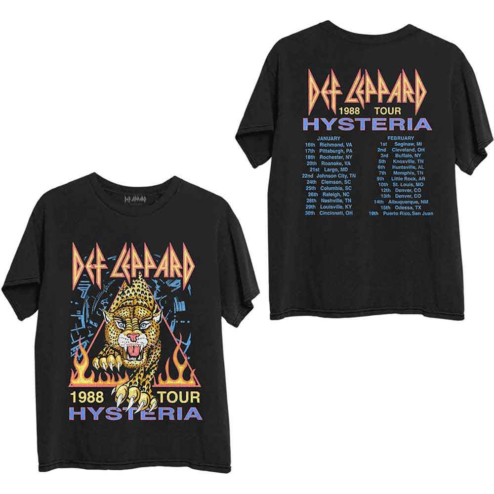 DEF LEPPARD - Hysteria '88 Backprint T-Shirt