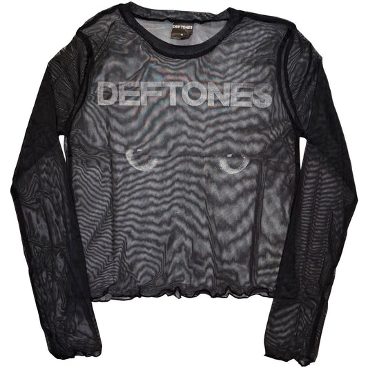 DEFTONES - Sphynx Long Sleeve Mesh Crop Top