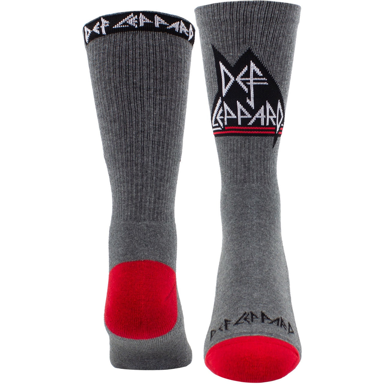 DEF LEPPARD - Logo Grey Socks