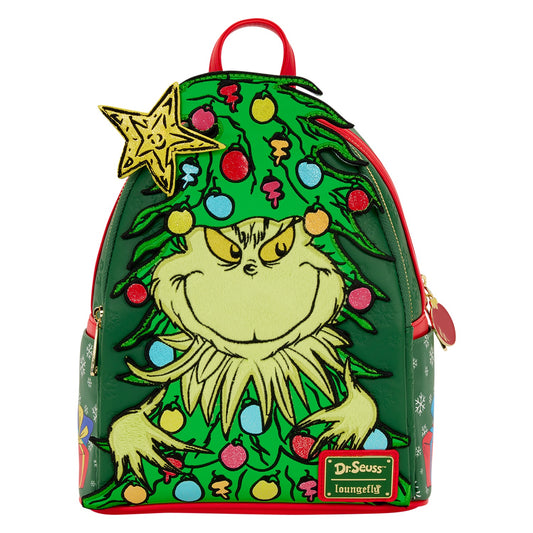 LOUNGEFLY : DR SEUSS - Grinch Holiday Mini Backpack