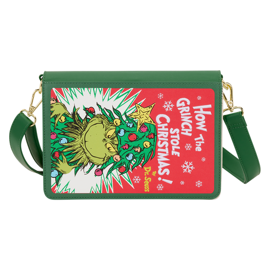LOUNGEFLY : DR SEUSS - Grinch Holiday Crossbody Bag