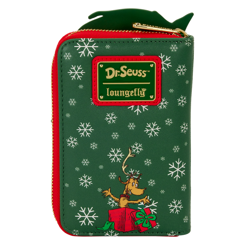 LOUNGEFLY : DR SEUSS - Grinch Holiday Zip Purse
