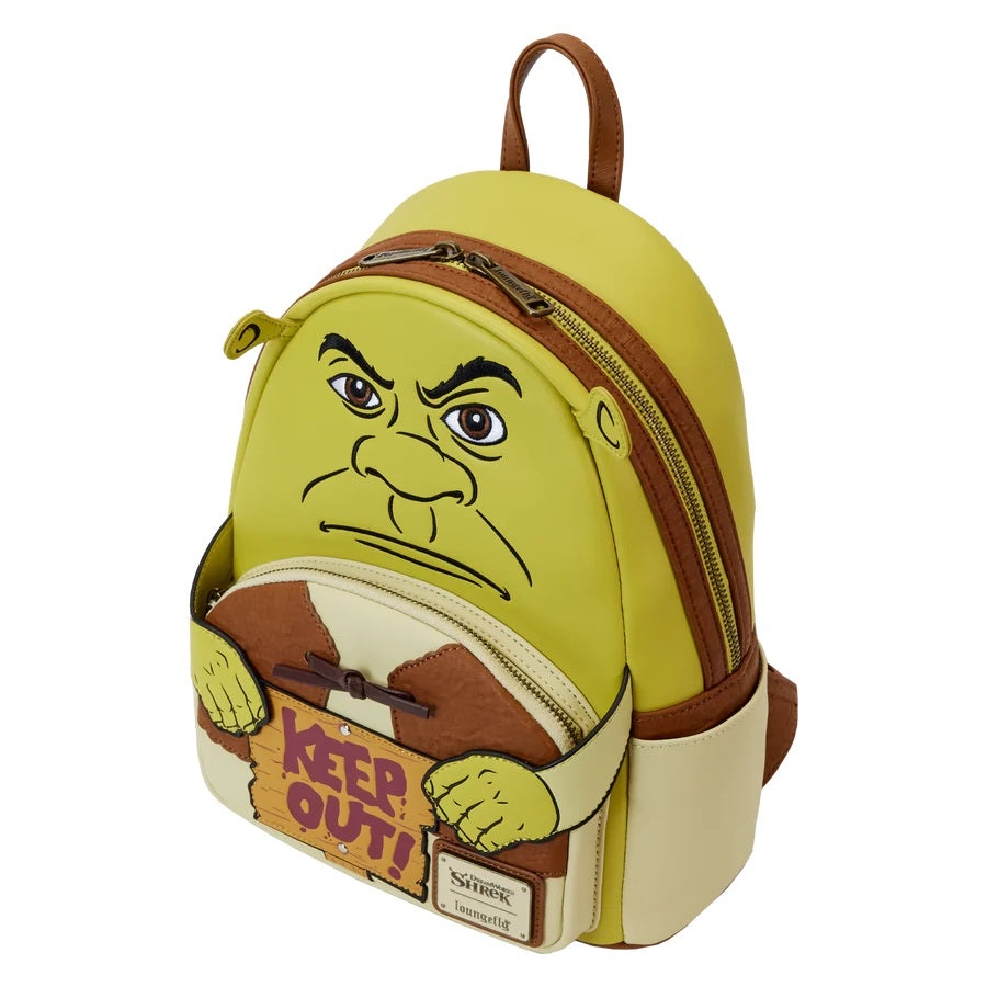 LOUNGEFLY : DREAMWORKS - Shrek Keep Out Cosplay Mini Backpack