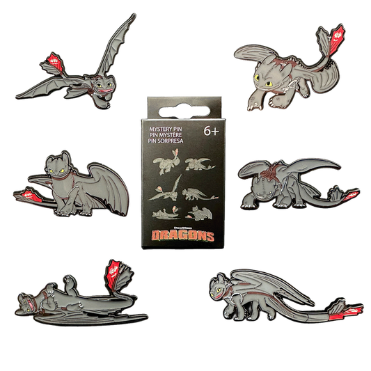 LOUNGEFLY : HOW TO TRAIN YOUR DRAGON - Toothless Blind Box Enamel Pin