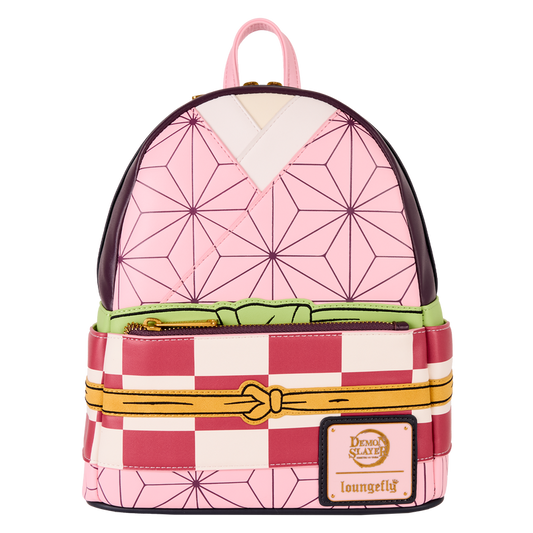 LOUNGEFLY : DEMON SLAYER - Nezuko Kamado Cosplay Mini Backpack