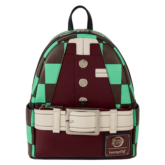 LOUNGEFLY : DEMON SLAYER - Tanjiro Kamado Outfit Mini Backpack