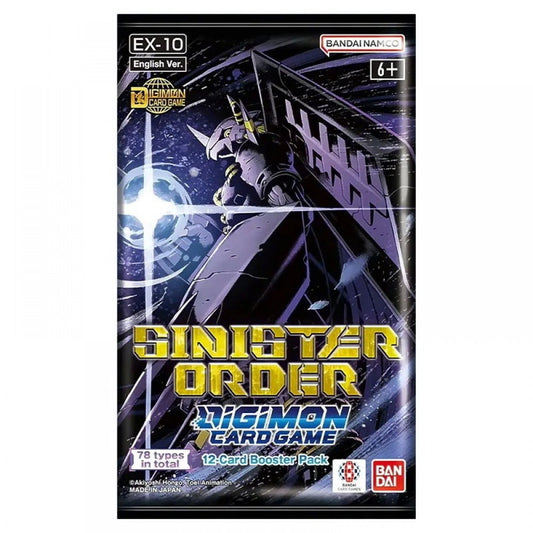 DIGIMON - Sinister Order EX10 Booster Pack (12 Cards)