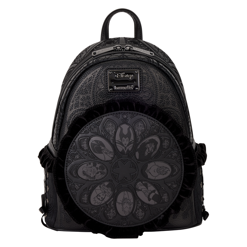 LOUNGEFLY : DISNEY - Villains Stained Glass Mini Backpack