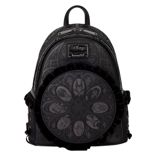 LOUNGEFLY : DISNEY - Villains Stained Glass Mini Backpack