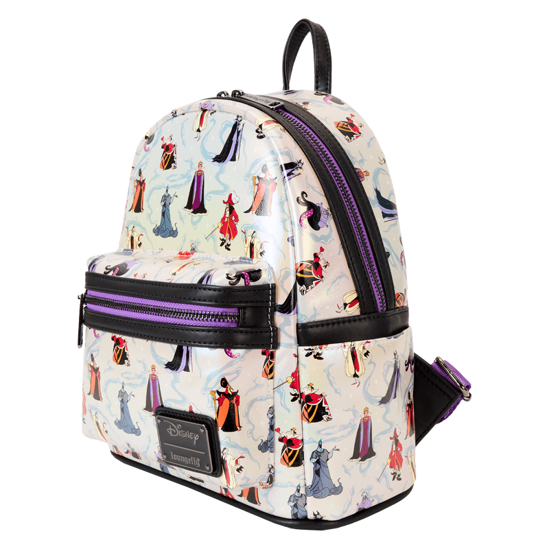 LOUNGEFLY : DISNEY - Villains Iridescent Mini Backpack