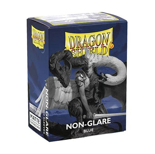 DRAGON SHEILD - Blue Non-Glare Matte Standard Size Sleeves (100)