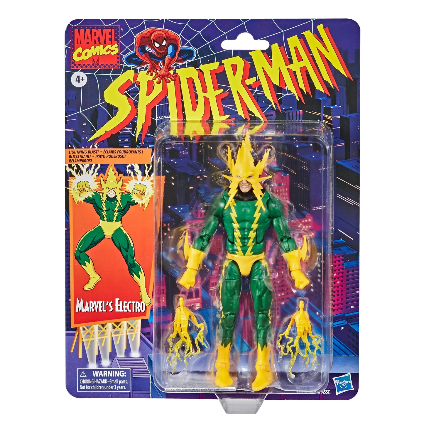 MARVEL : SPIDER-MAN - Electro Marvel Legends Hasbro Retro Collection Action Figure