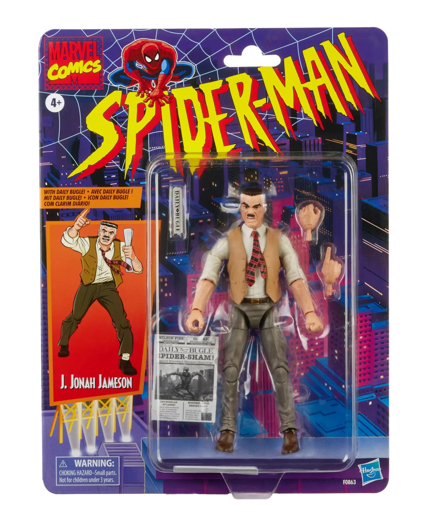 MARVEL : SPIDER-MAN - J. Jonah Jameson Hasbro Action Figure
