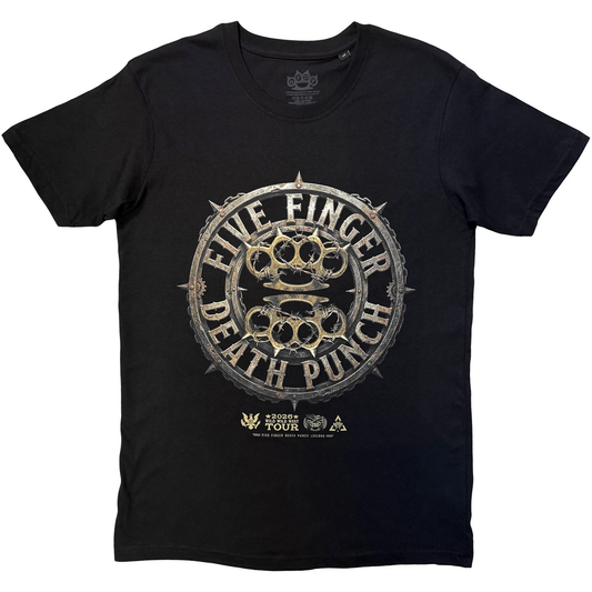 FIVE FINGER DEATH PUNCH - Knuckles Emblem T-Shirt
