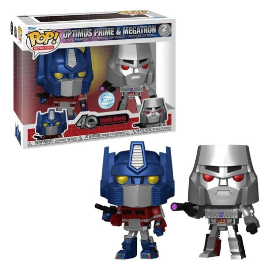 TRANSFORMERS - Optimus Prime & Megatron Funko Pop! 2-Pack