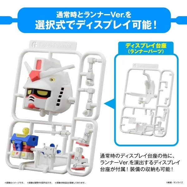 GUNDAM - Gunpla-Kun DX Set With Runner Ver. Recreation Parts Model Kit