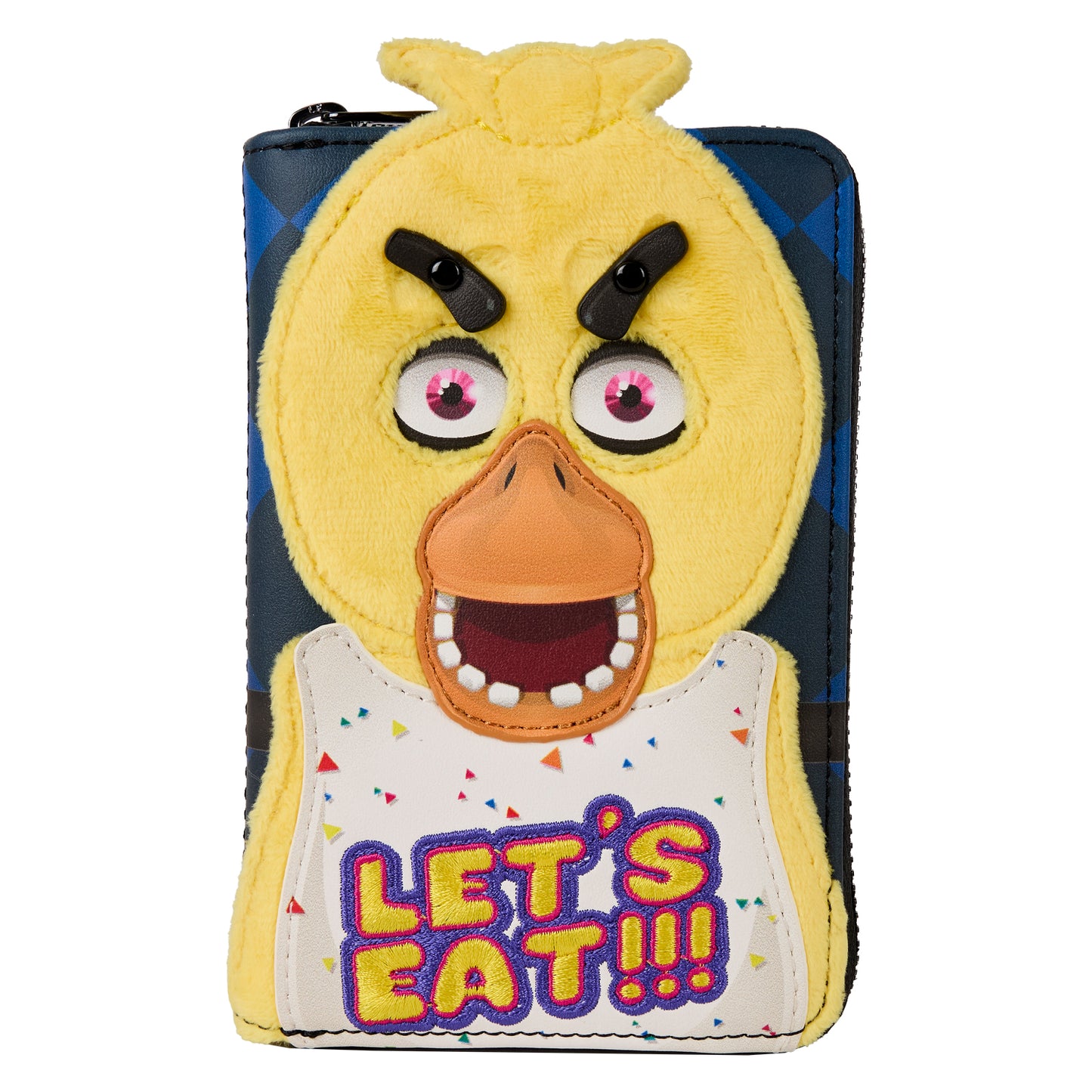 LOUNGEFLY : FIVE NIGHTS AT FREDDY'S - Chica Plush Cosplay Zip Around Purse