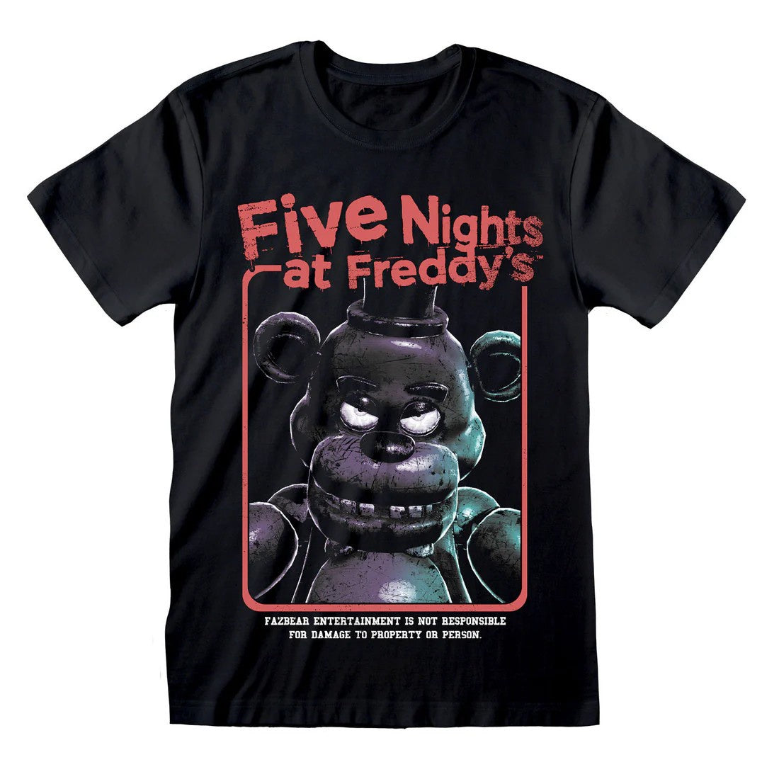 FIVE NIGHTS AT FREDDY'S - VHS Freddy T-Shirt – Cool-Merch