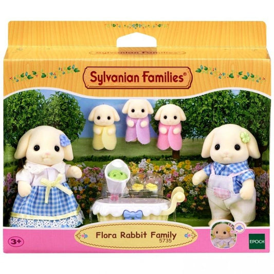 SYLVANIAN FAMILIES - Flora Rabbit Family Figure Set