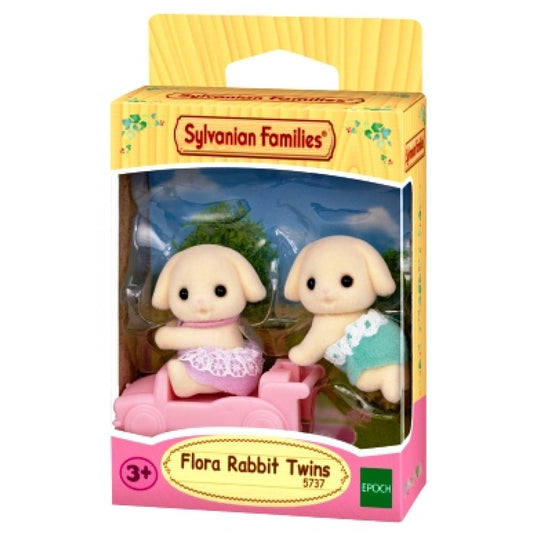 SYLVANIAN FAMILIES - Flora Rabbit Twins Figure Set