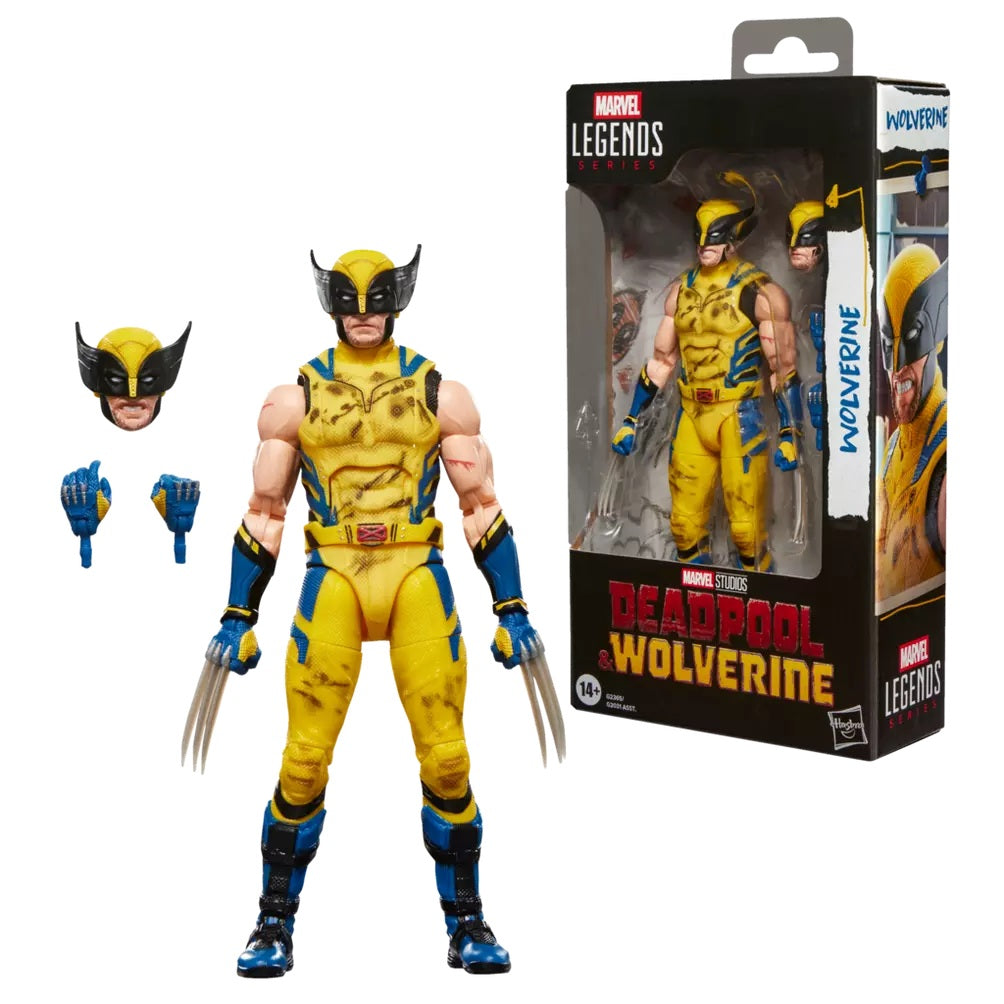 MARVEL : DEADPOOL & WOLVERINE - Wolverine (Yellow Suit) Marvel Legends Action Figure