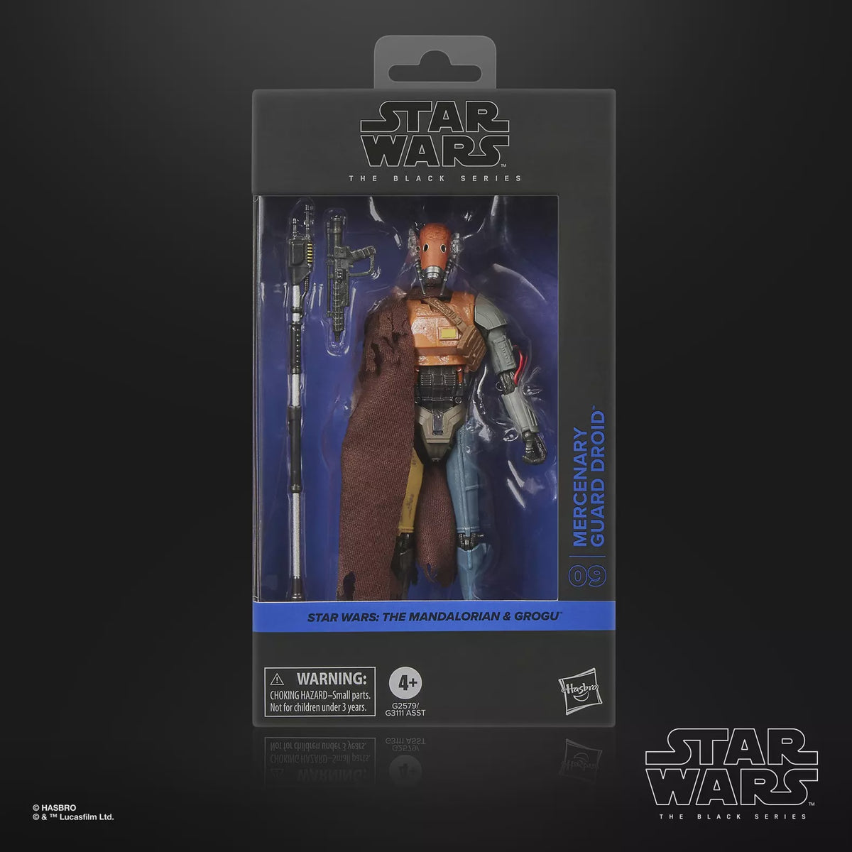 STAR WARS : MANDALORIAN - Mercenary Guard Droid Hasbro Black Series Action Figure