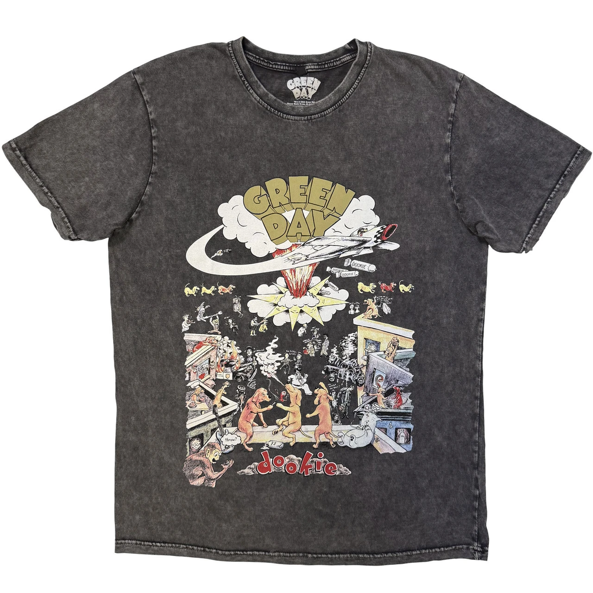 GREEN DAY - 1994 Tour Stone Wash T-Shirt