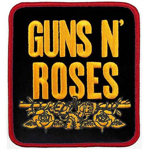 GUNS N' ROSES - Stacked Black Woven Patch