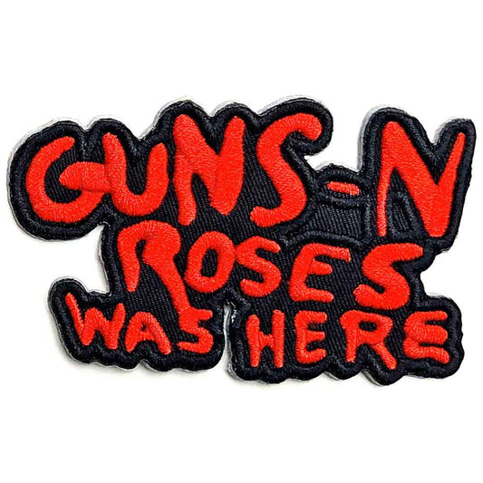 GUNS N' ROSES - Was Here Woven Patch