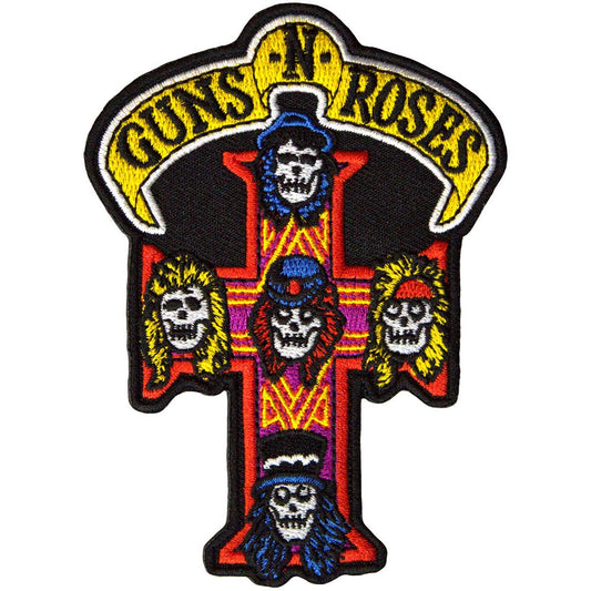 GUNS N' ROSES - Appetite For Destruction Cross Woven Patch