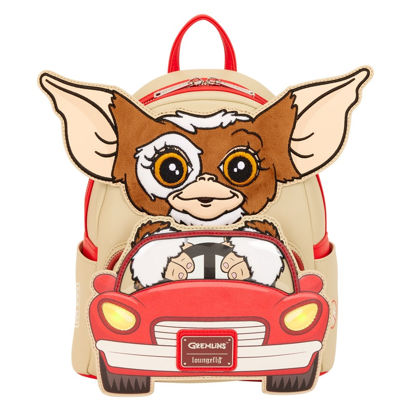 LOUNGEFLY : GREMLINS - Gizmo Plush Light-Up Mini Backpack