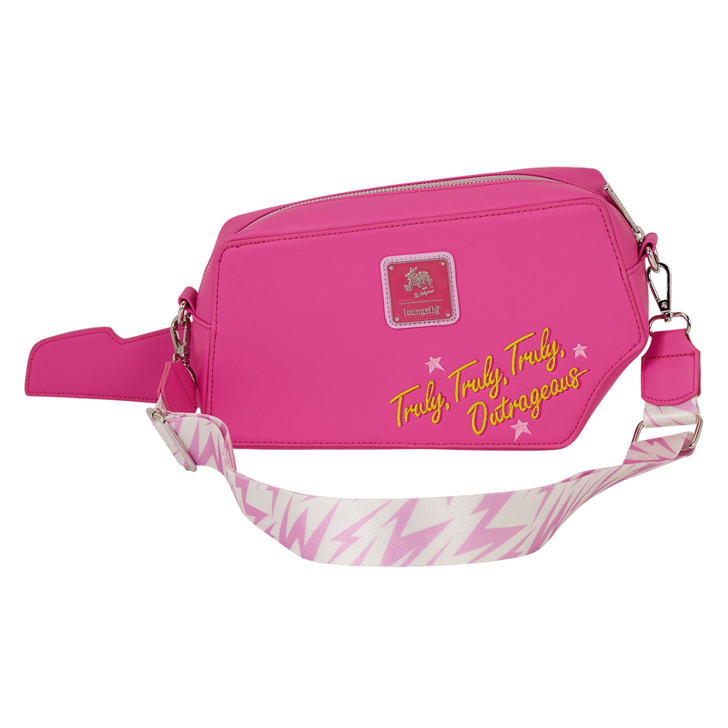 LOUNGEFLY : HASBRO - Jem & The Holograms Figural Keytar Crossbody Bag