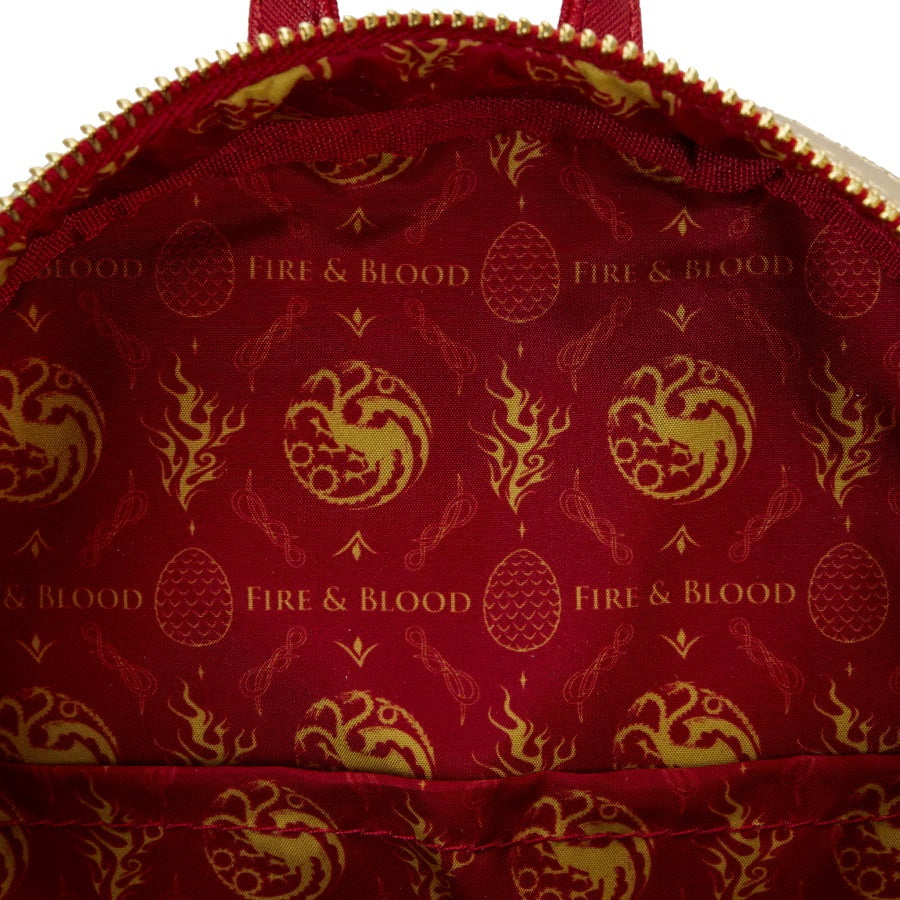 LOUNGEFLY : HOUSE OF THE DRAGON - Targaryen Mini Backpack