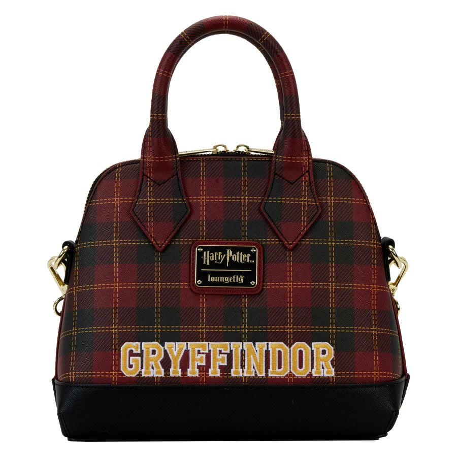 LOUNGEFLY : HARRY POTTER - Gryffindor Varsity Plaid Crossbody Bag