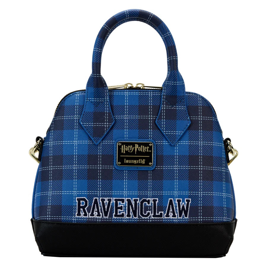 LOUNGEFLY : HARRY POTTER - Ravenclaw Varsity Plaid Crossbody Bag
