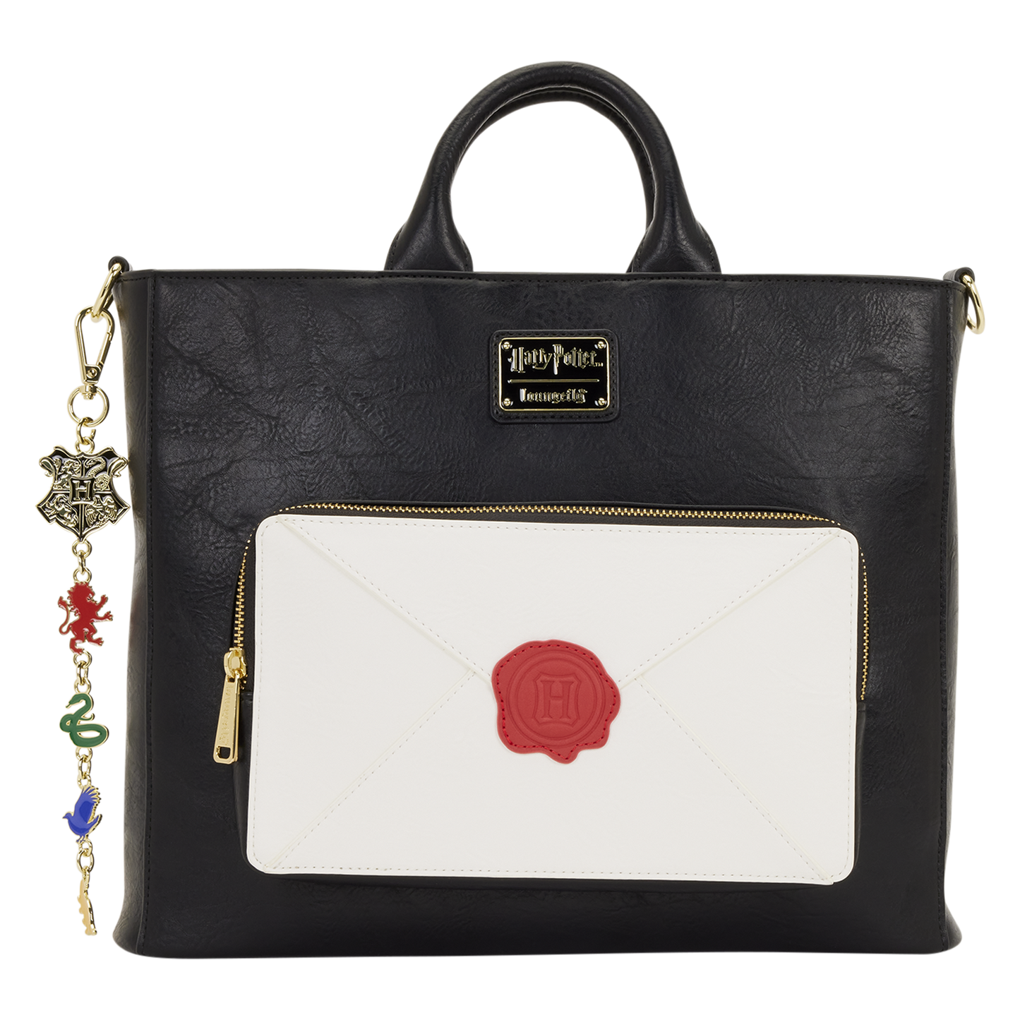 LOUNGEFLY : HARRY POTTER - Hogwarts Convertible Tote Bag