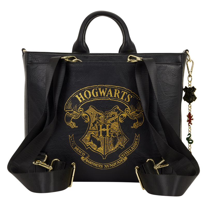 LOUNGEFLY : HARRY POTTER - Hogwarts Convertible Tote Bag
