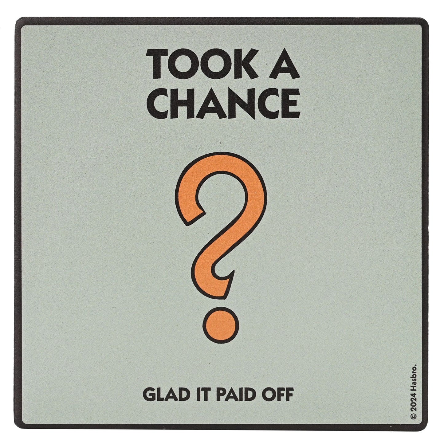 MONOPOLY - Took A Chance Ceramic Coaster