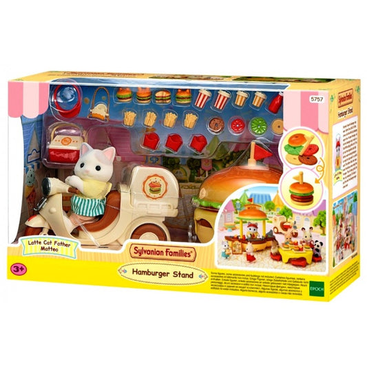 SYLVANIAN FAMILIES - Hamburger Stand Figure Set