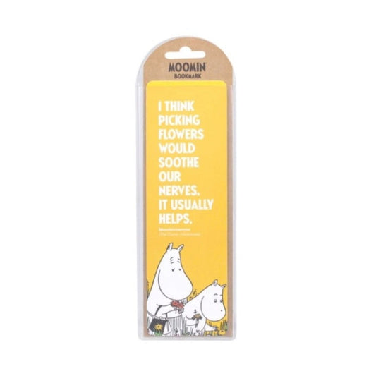 MOOMINS - Gardening Yellow Picking Flowers Paper Bookmark