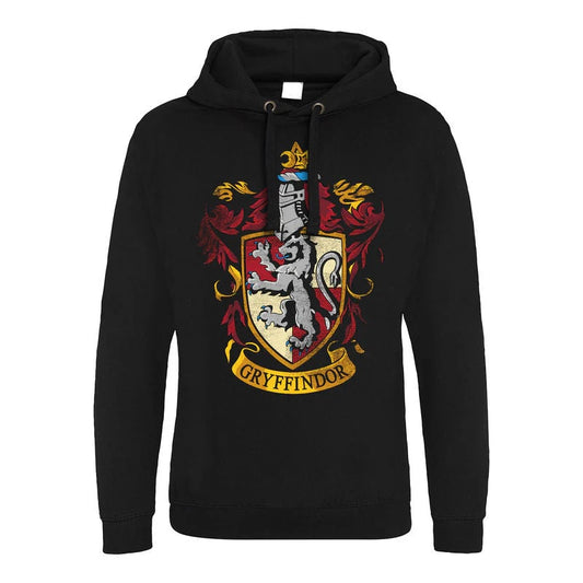 HARRY POTTER - Distressed Gryffindor Pocketless Pullover Hoodie