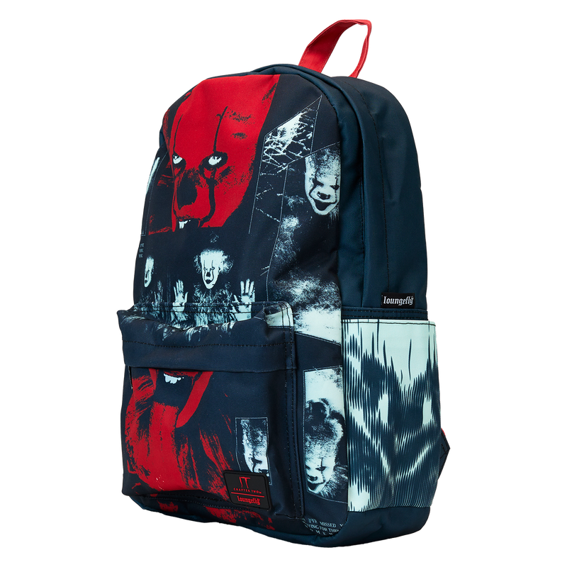 LOUNGEFLY : WARNER BROTHERS - IT Pennywise I Heart Horror Nylon Backpack
